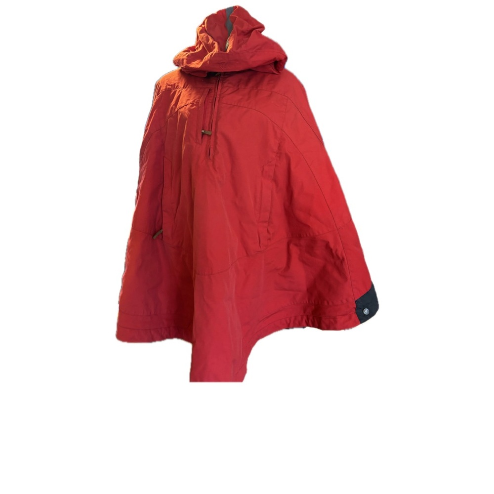 Fjallraven Luhkka Red Hooded Poncho